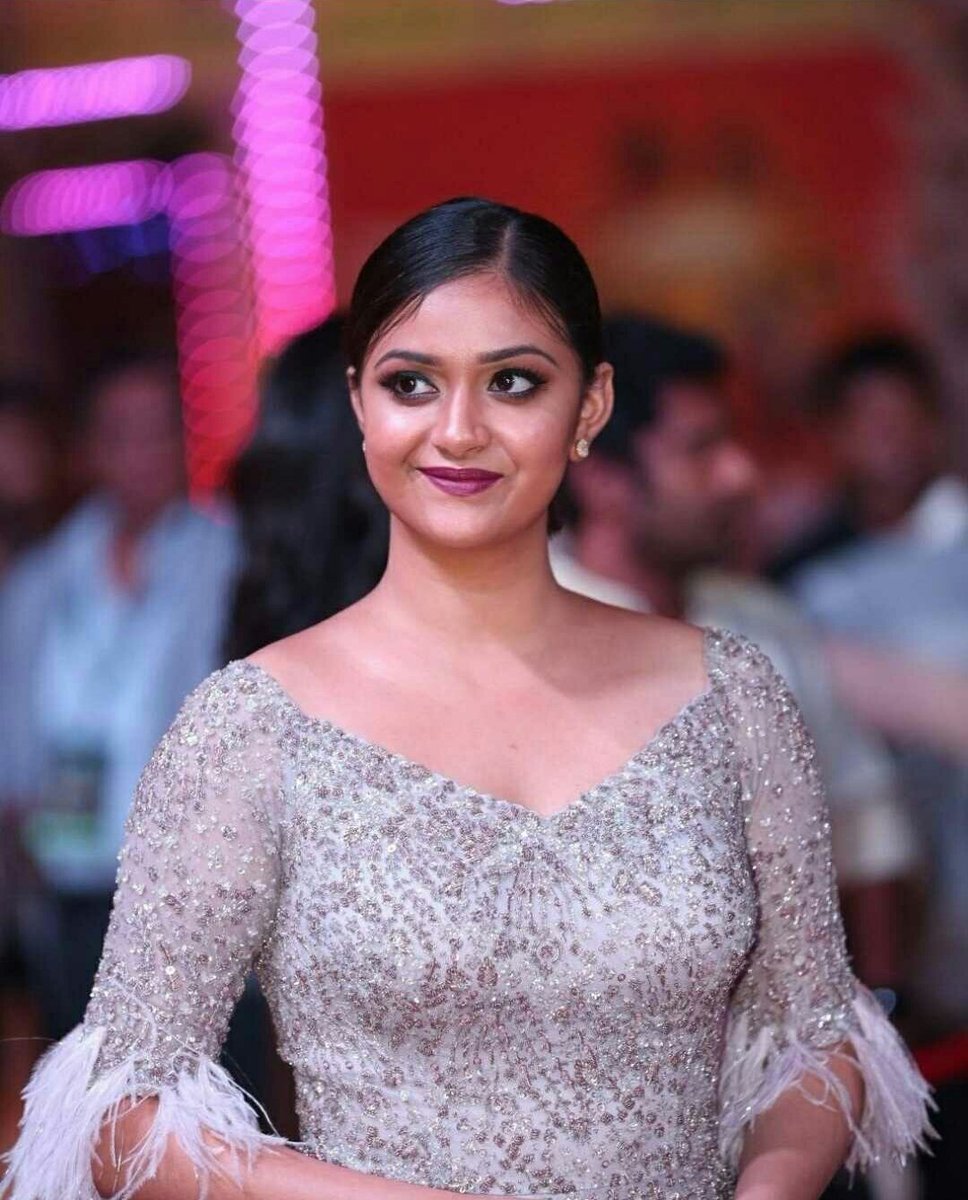 Tollywood Actress Keerthy Suresh Stills at Siima Awards8